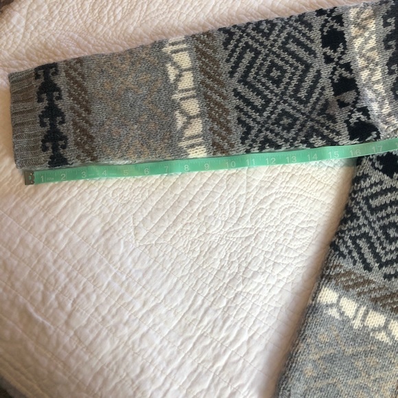 NEWTON TRADING CO Vintage 100% Wool Turtleneck Sweater southwestern stripe M - Picture 10 of 12